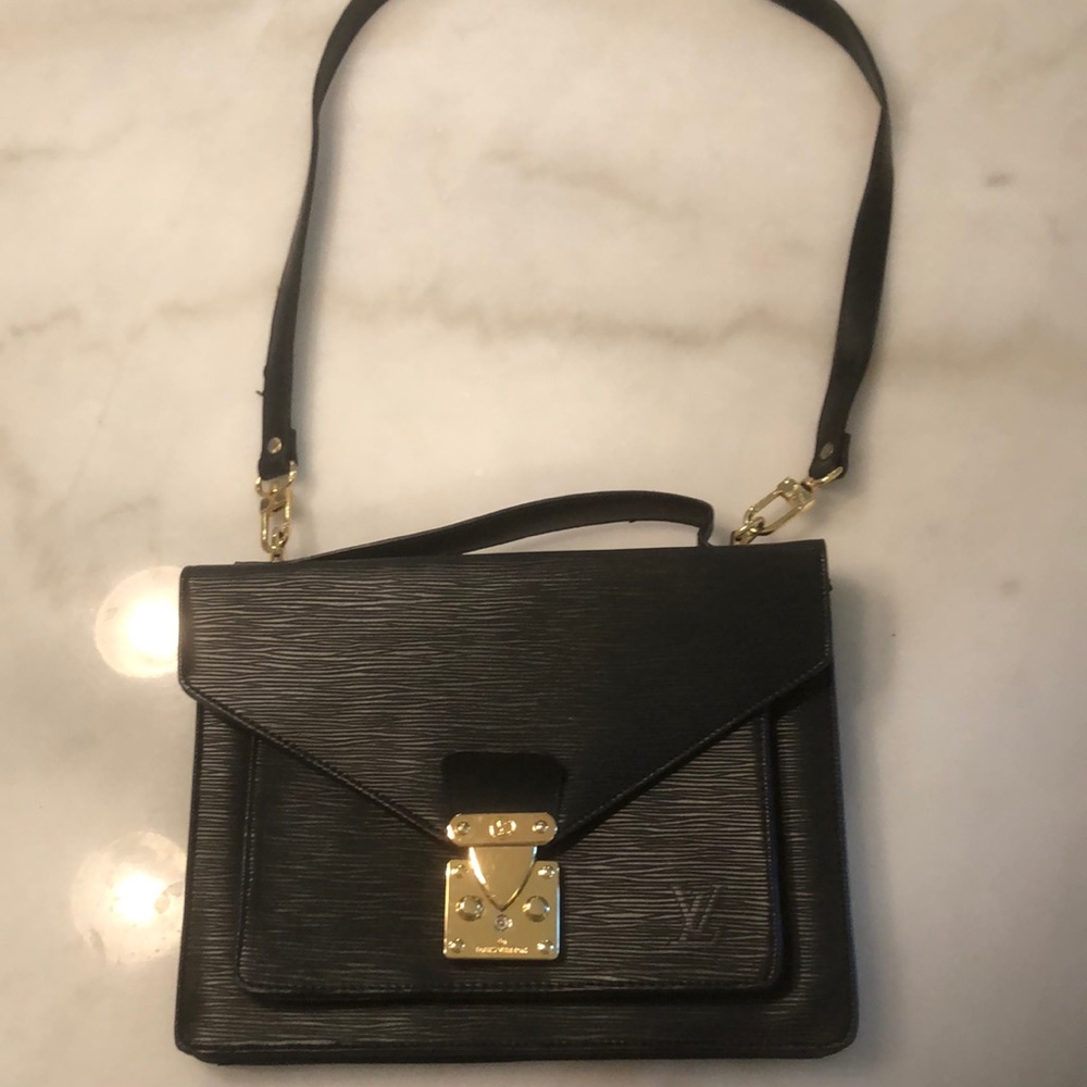 Luxury black bag for iPad or notebooks